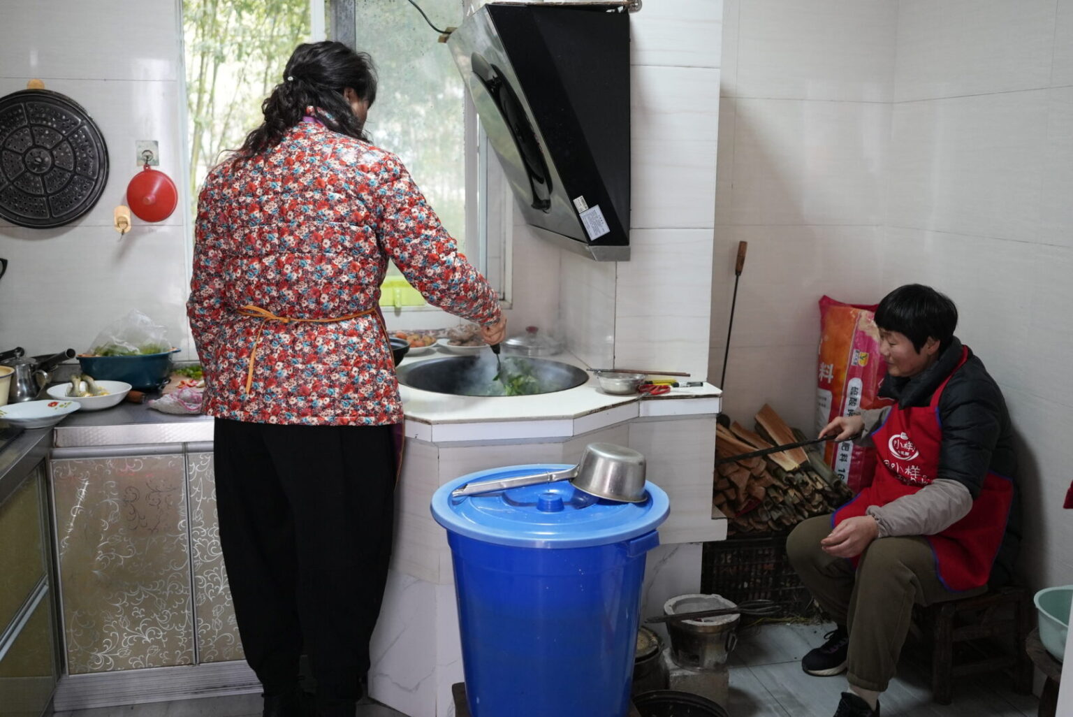 Auntie cooking