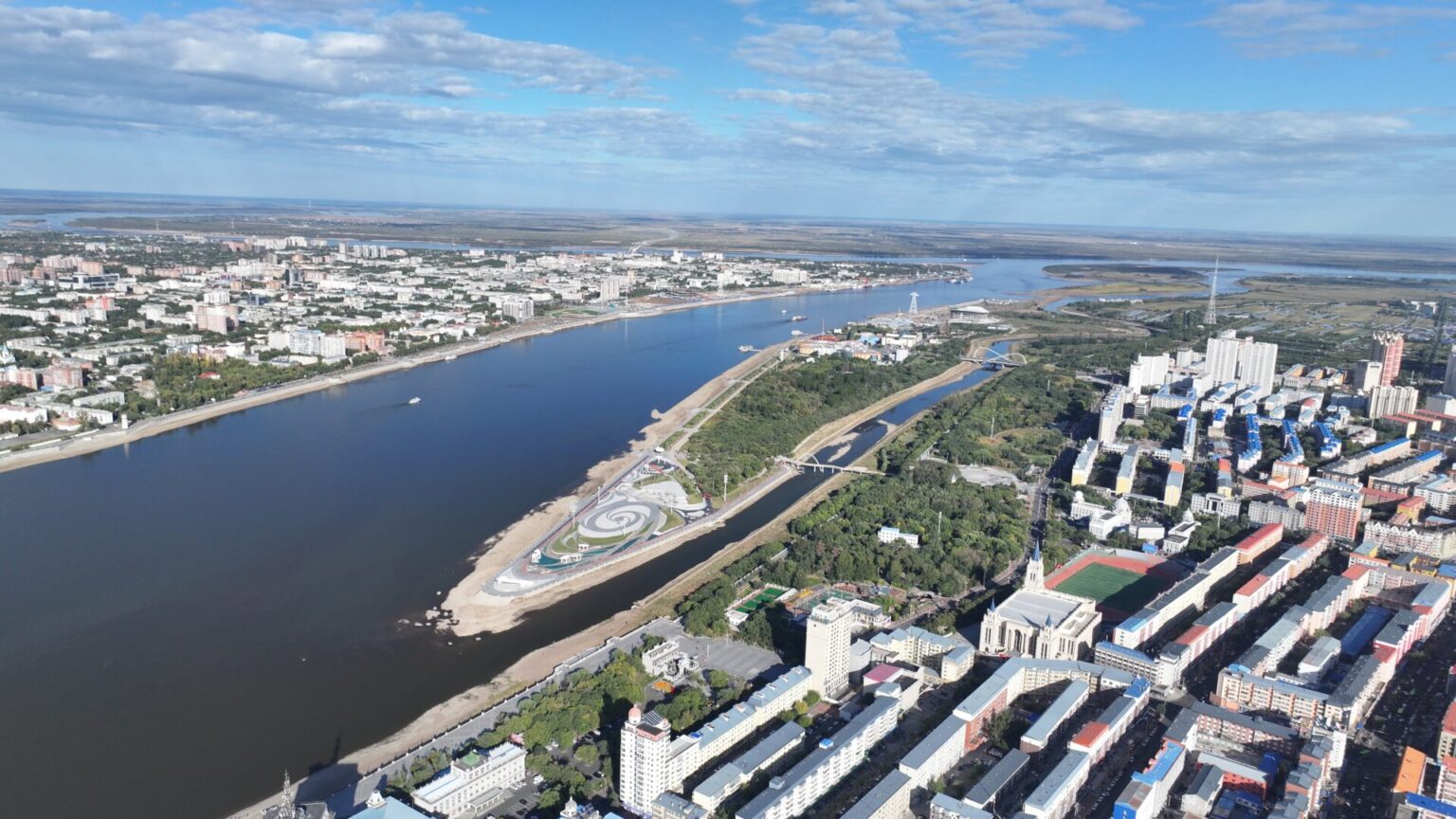 Russia across Amur River