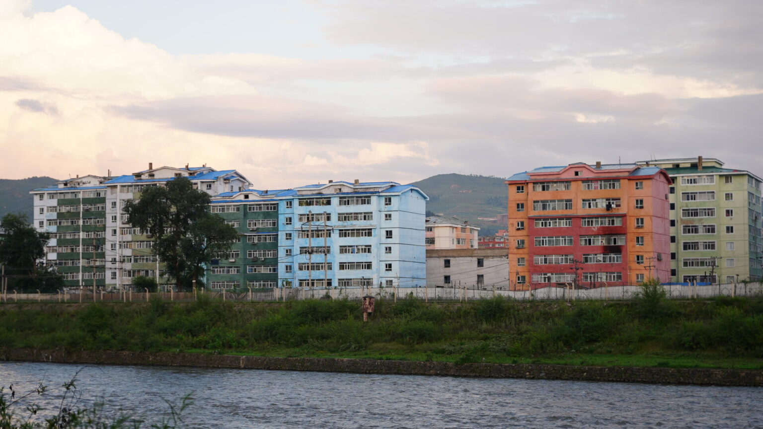 North Korea across the river