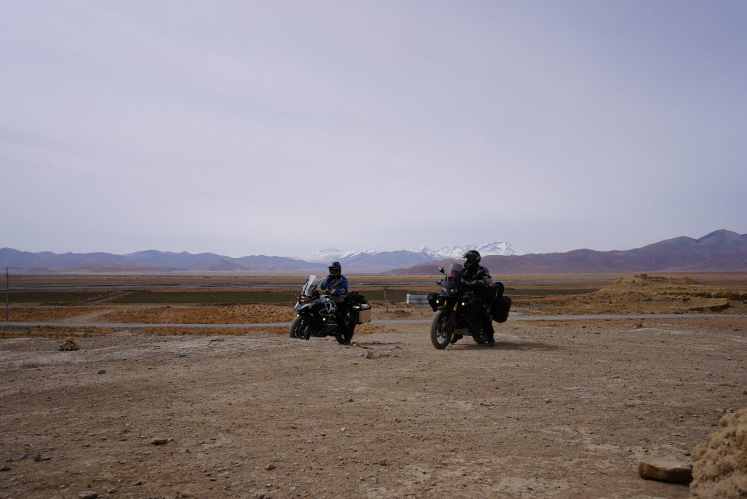 Riding through Tibetan Highland