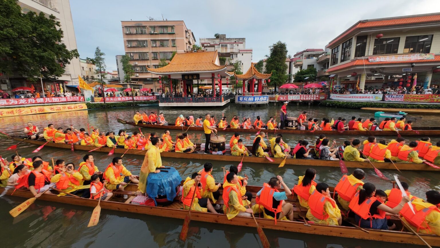 Dragonboat Training for Dragonboat Festival
