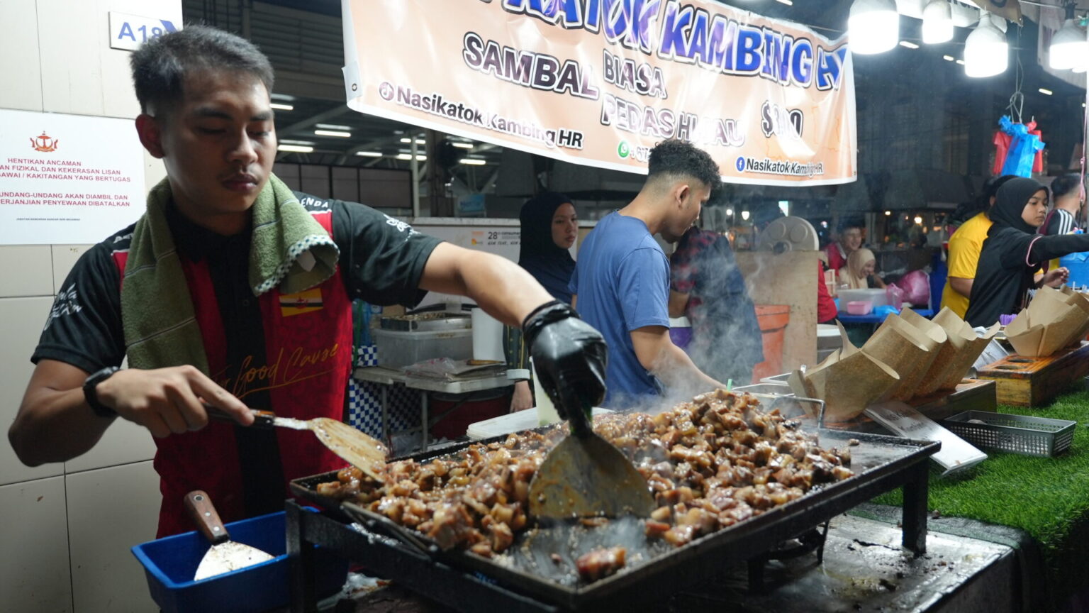 Streetfood market in Bandar Seri Begawan