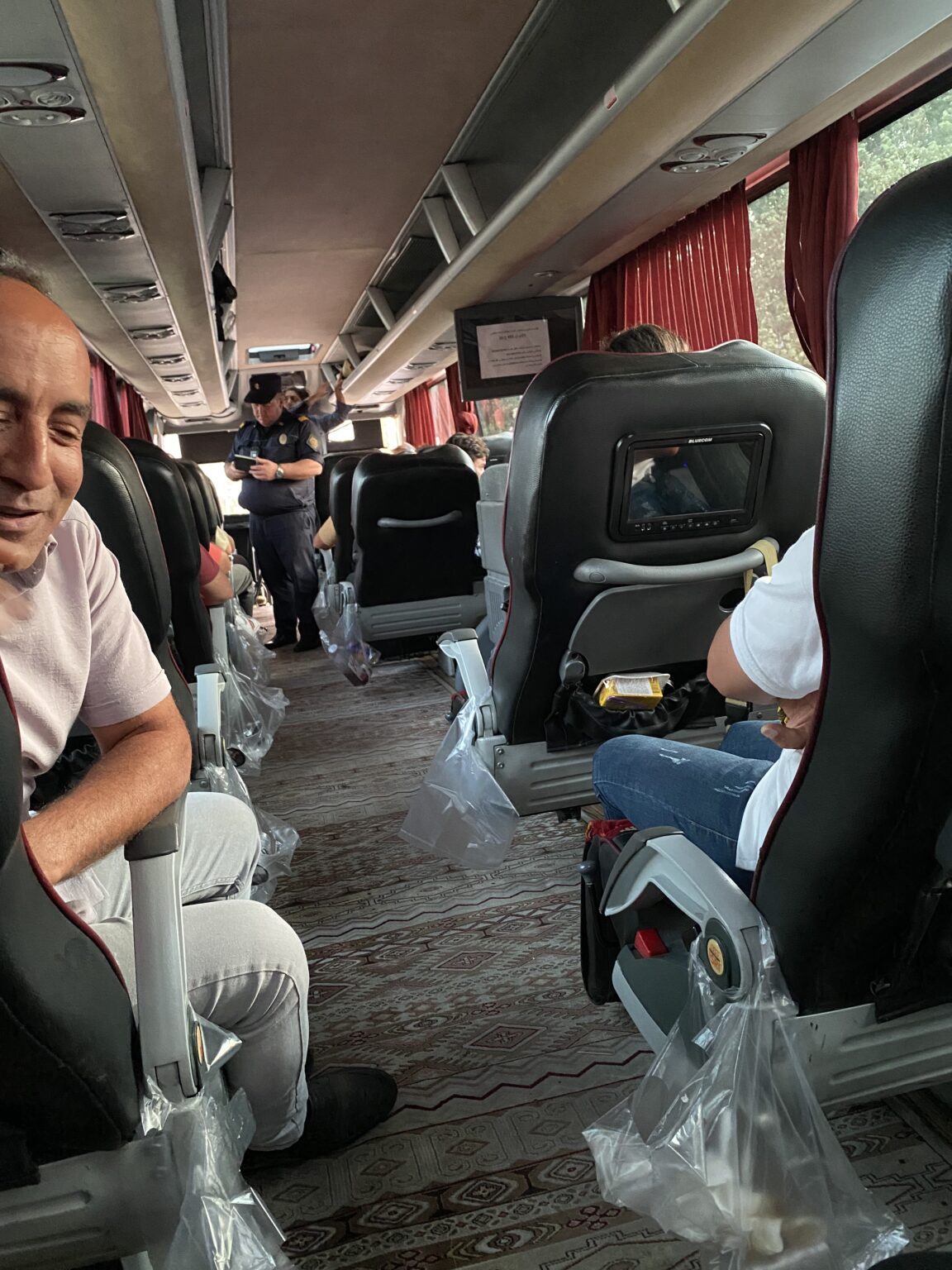 Bus ride to the border
